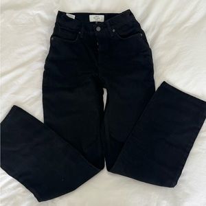Reformation Mid Rise Relaxed Straight Jeans